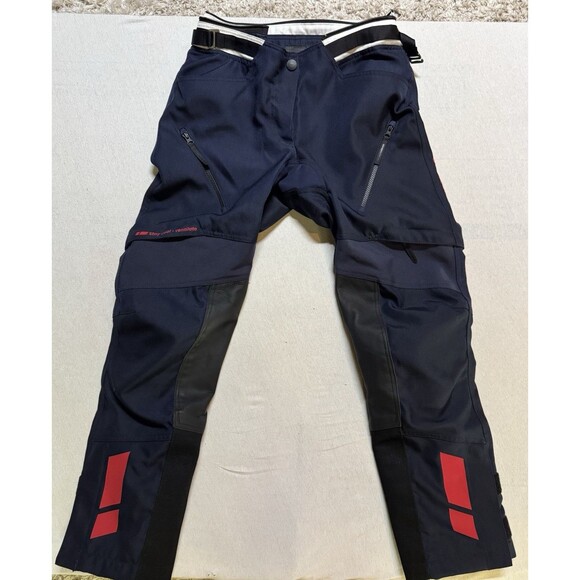 BMW Motorrad GS Rallye GTX Blue Red Padded Motorcycle Riding Armored Pants 42 - Picture 1 of 15